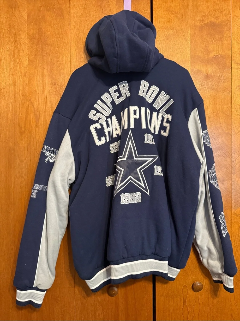 Dallas Cowboys Men's First Class Varsity Fleece Full-Zip Jacket